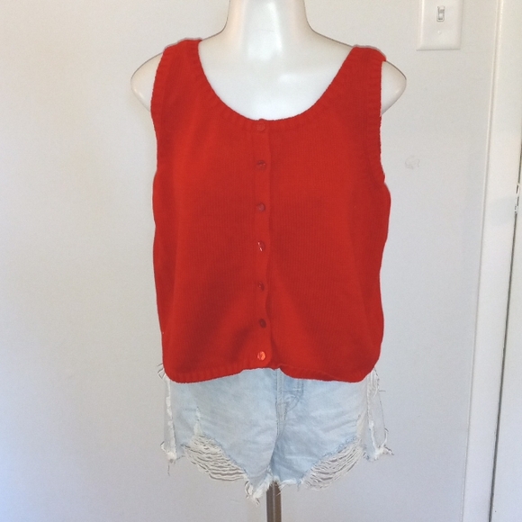 Viral Olivia Rodrigo red sweater vest large - Picture 2 of 8